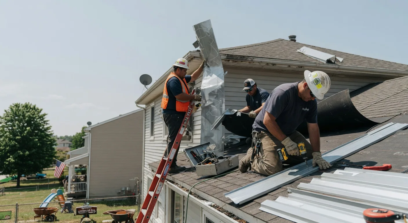 Storm Damage Metal Roof Repair in Cooke City, MT
